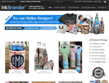 Tablet Screenshot of inkbrander.com